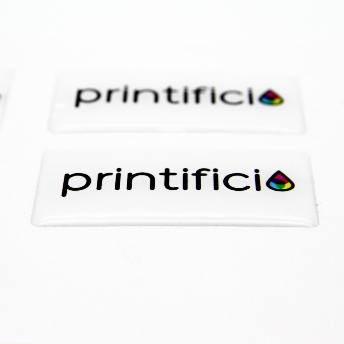 etichetta resin rett 2 etichetta in resina rettangolare